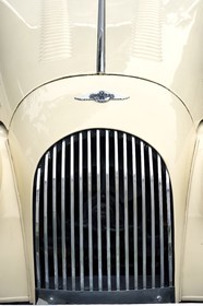 France, Alpes Maritimes (06), Saint-Jean-Cap-Ferrat, Grand-Hotel du Cap-Ferrat, palace 5 étoiles du groupe Four Seasons Hotel, la voiture Morgan Roadster 4 4