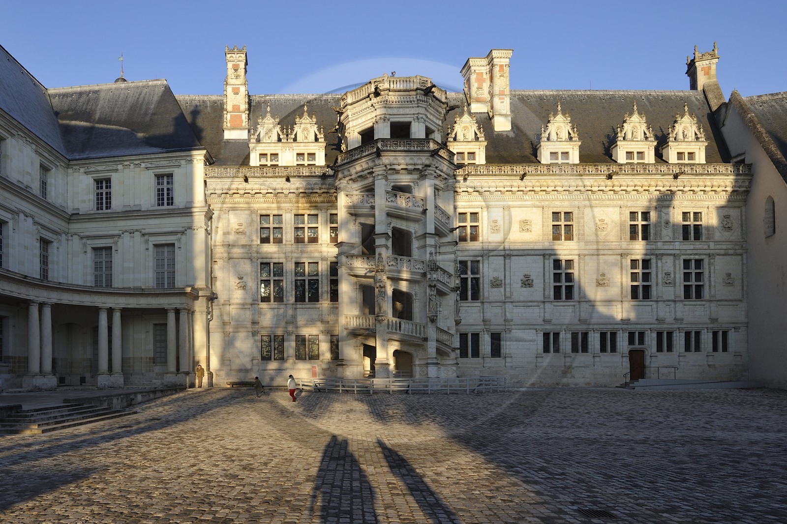 France, Loir-et-Cher (41), vallée de la Loire classée au Patrimoine Mondial de l'UNESCO, château de Blois, l'aile François 1er