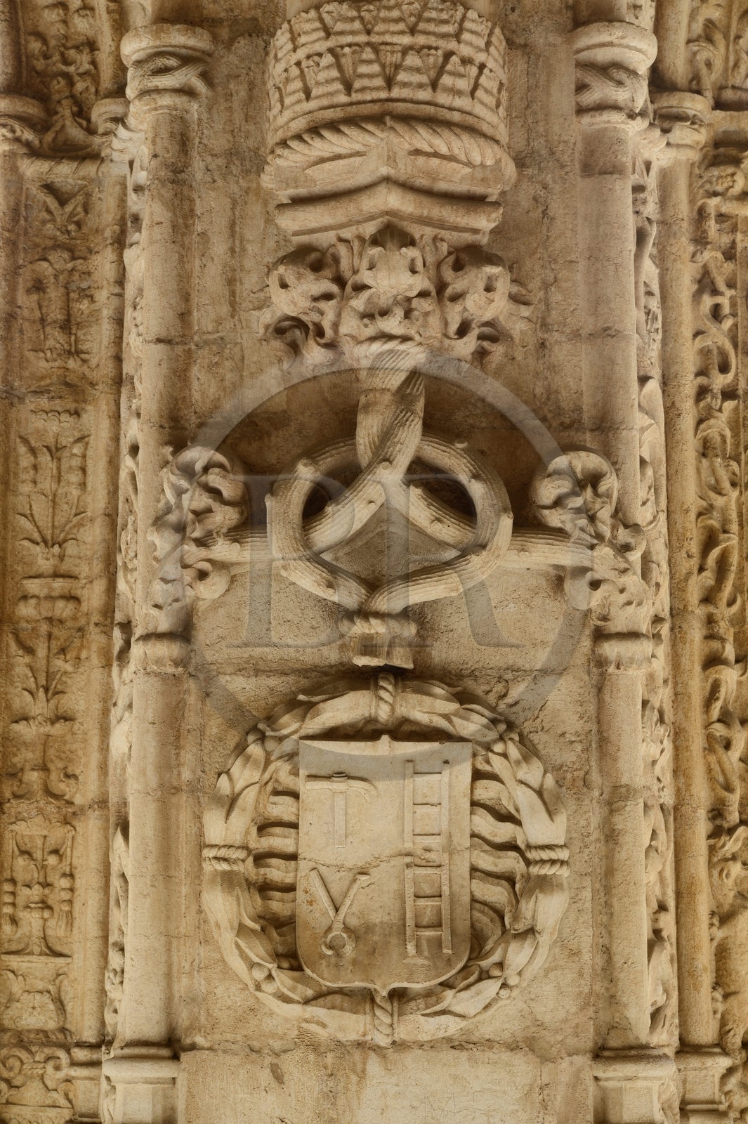 Portugal, Lisbonne, Bélem, Monastere des Hiéronymites (Mosteiro dos Jerónimos), classé Patrimoine Mondial de l'UNESCO, le cloitre