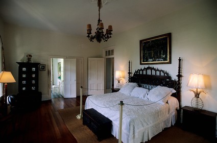 Etats-Unis, Floride, Key West, maison d'Hemingway, la chambre à coucher