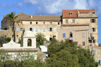 France, Haute Corse, Balagne, perched village of Pigna