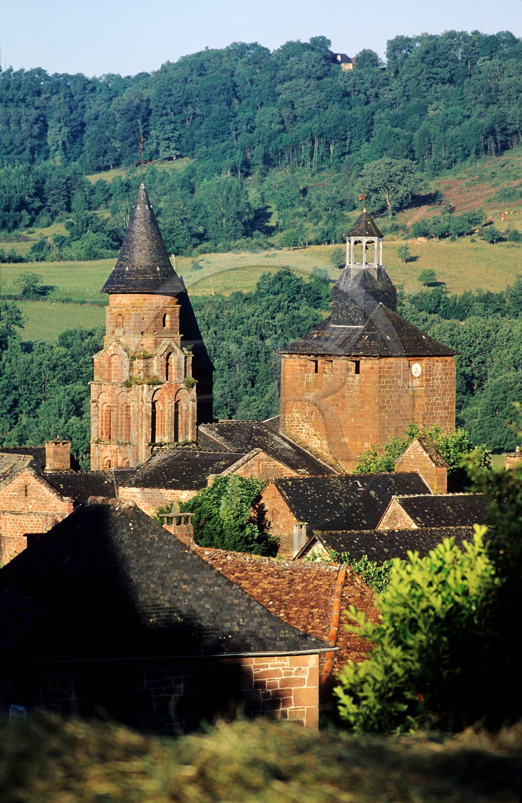 France, Corrèze (19), Collonges-la-Rouge, labellisé Les Plus Beaux Villages de France