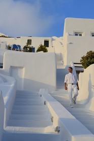 Greece, Cyclades, Aegean Sea, Santorini (Thira or Thera), village of Oia, Relais & Châteaux hotel Kirini Suites & Spa