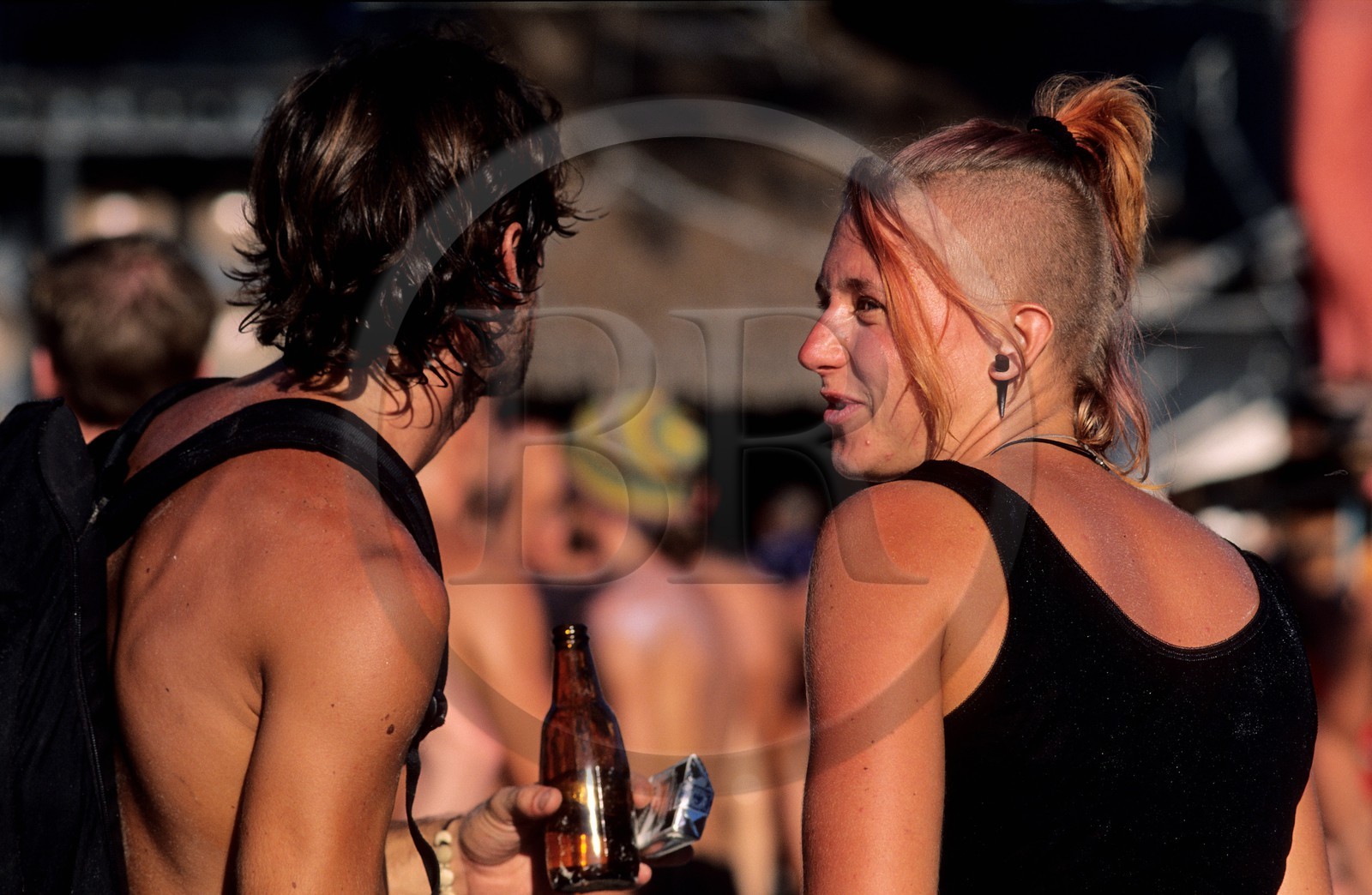 Thaïlande, Archipel îles Samui, Full Moon Party sur l' île de Koh Pha-Ngan, lever du soleil sur la plage de Had Rin Thaïlande, Archipel îles Samui, Full Moon Party sur l' île de Koh Pha-Ngan, lever du soleil sur la plage de Had Rin