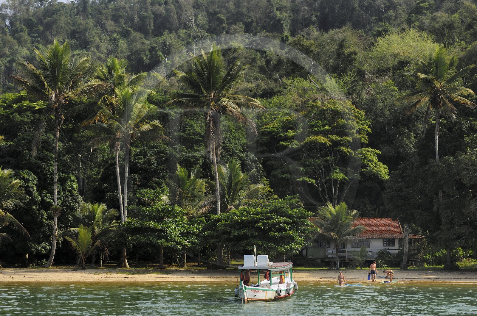 Brazil, Rio de Janeiro State, beach of the Paraty Bay