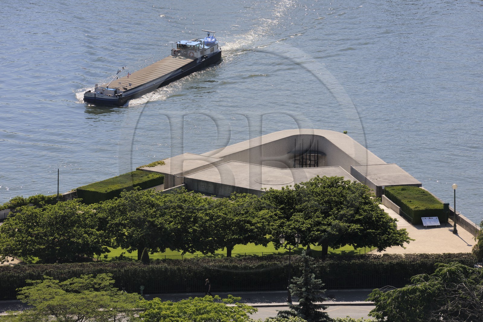 France, Paris (75), les rives de la Seine, classées Patrimoine Mondial de l'UNESCO, Ile de la Cité, Mémorial des martyrs de la Déportation