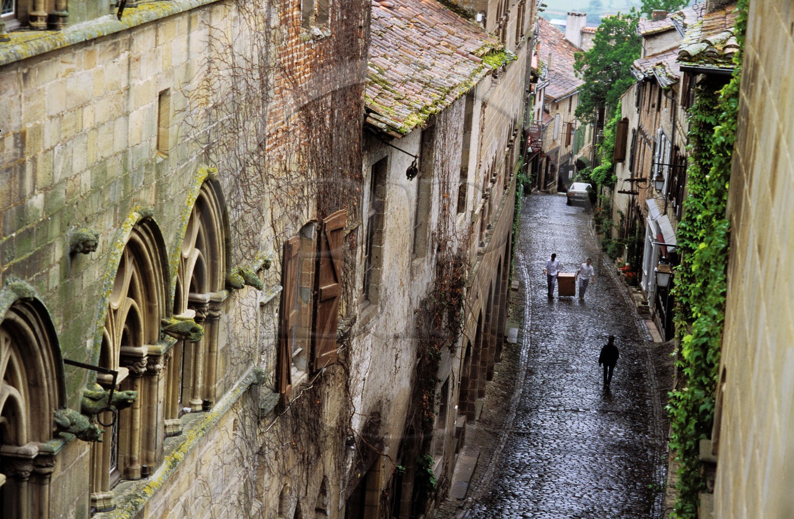 France, Tarn (81), Cordes-sur-Ciel, Hôtel de Grand Veneur dans la Grand' Rue