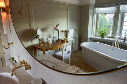 Suède, Stockholm, Hotel Ett Hem, salle de bain