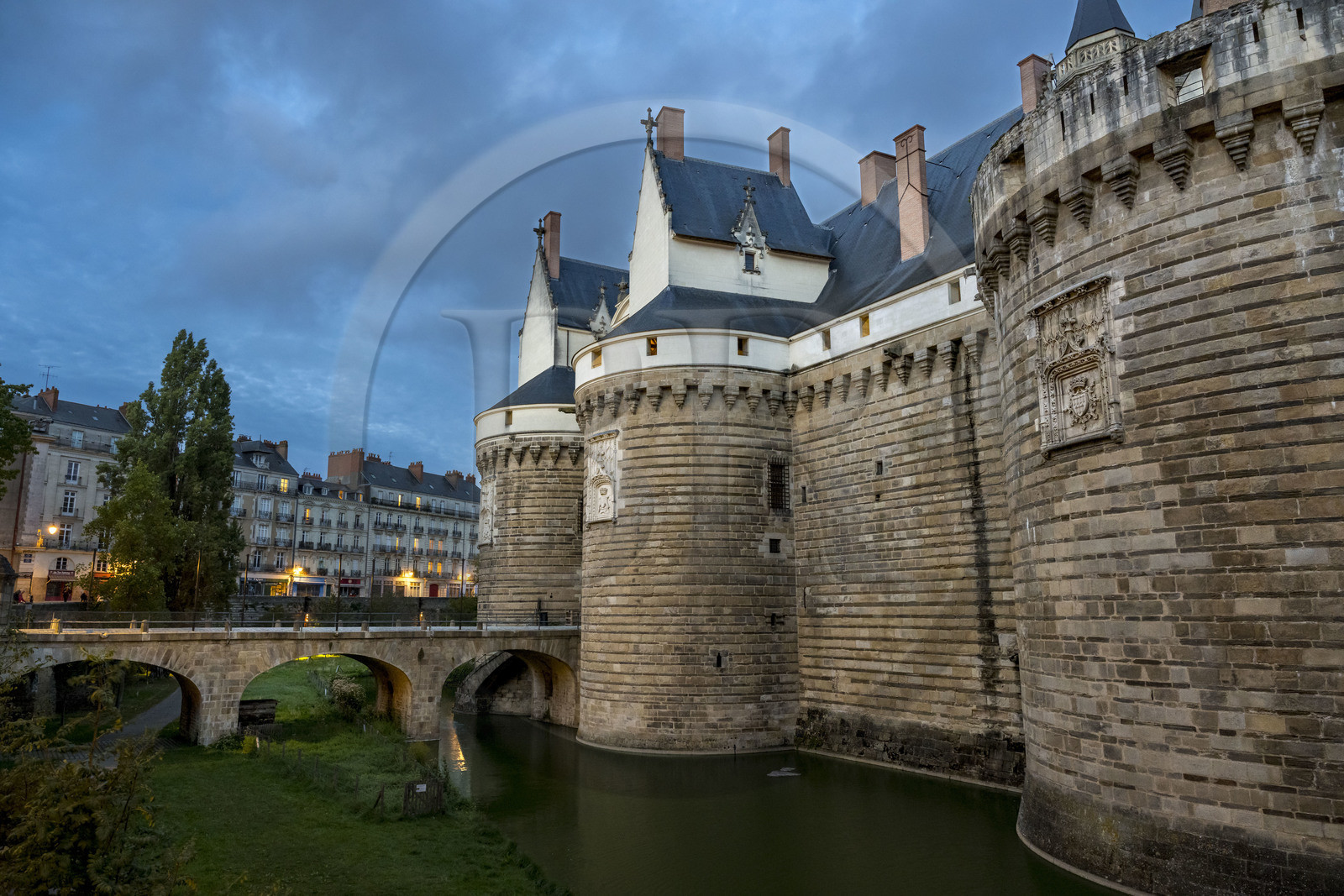 France, Loire-Atlantique (44), Nantes, quartier du Bouffay, le chateau des Ducs de Bretagne