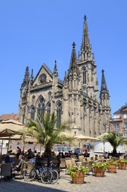 France, Haut Rhin, Mulhouse, Place de la Reunion (Reunion's Square), St Etienne Temple