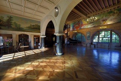 France, Pyrenees Atlantiques, Basque Country, Cambo les Bains, Villa Arnaga, the French author Edmond Rostand's house and museum, the Great Hall