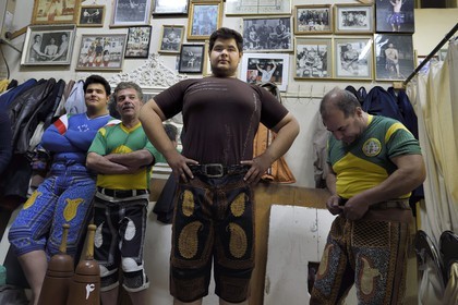 Iran, Isfahan Province, Isfahan, home of force (Zurkhaneh) where traditional Iranian national sport called Varzesh-e Pahlavani (Pahlevani and zoorkhaneh rituals) is practiced