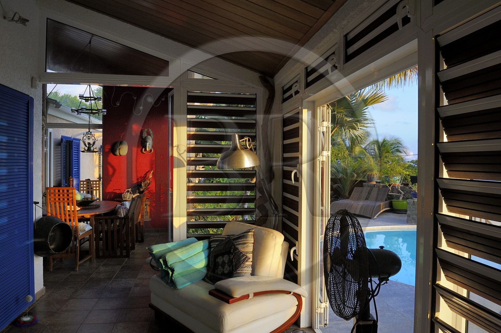 France, Ile de la Reunion, Petite Ile, villa tropicale