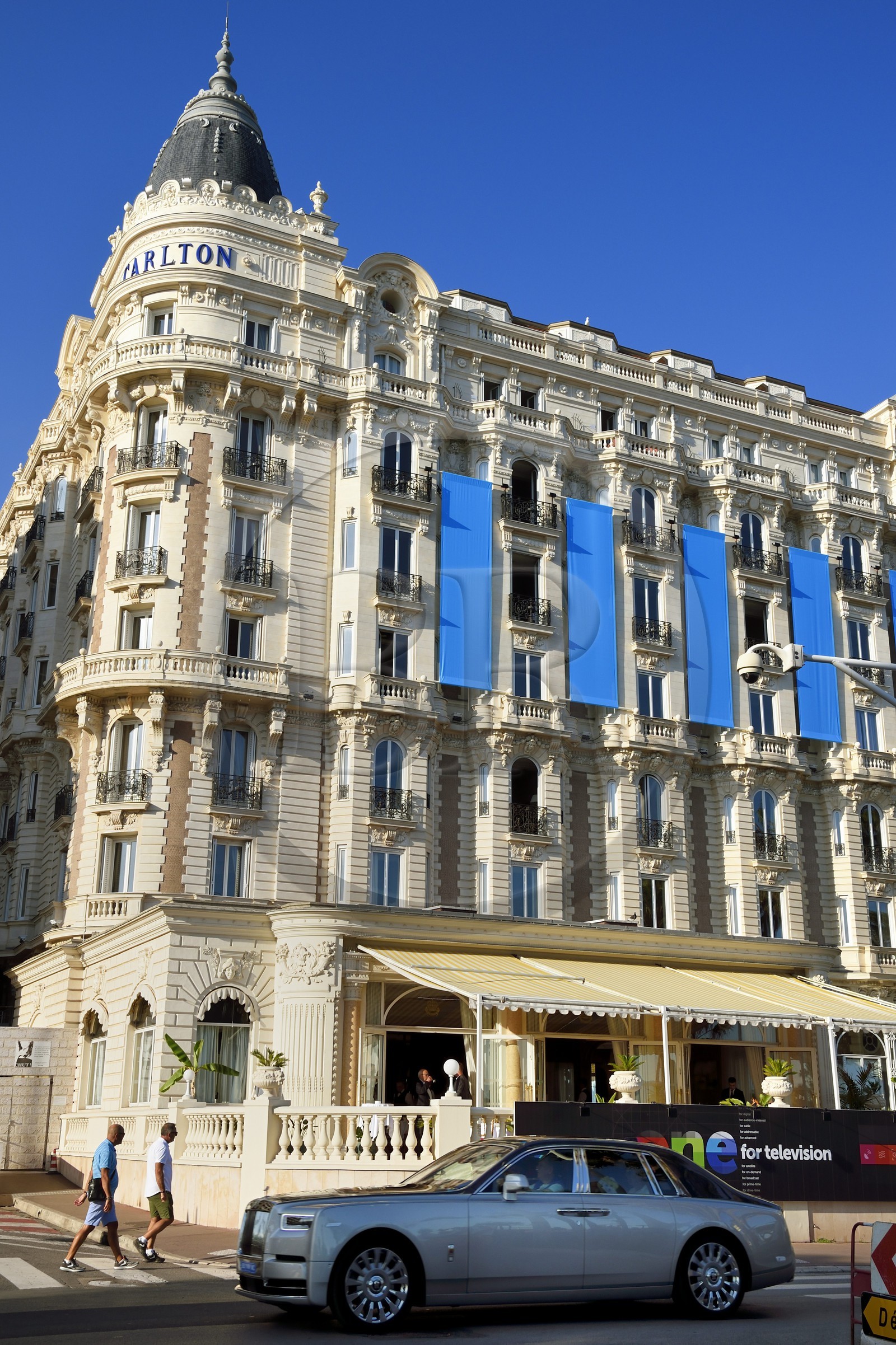 France, Alpes-Maritimes (06), Cannes, le palace du Carlton sur le boulevard de la Croisette