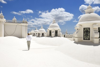 Nicaragua, Leon, the Basilica Cathedral of the Assumption of the Blessed Virgin Mary (Basilica Catedral de la Asuncion) listed as World heritage by UNESCO, the roof