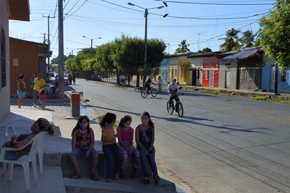 Nicaragua, Granada, quartier populaire dans le bas de la calle El Caimito