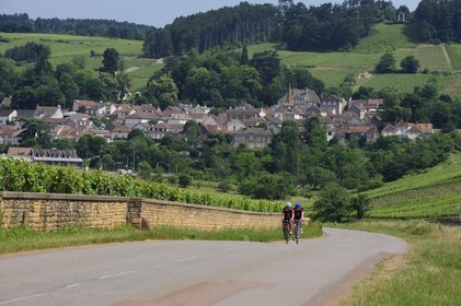 France, Côte d'Or (21), le village de Pernand-Vergeles