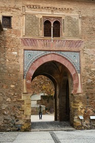 Espagne, Andalousie, Grenade, Alhambra, classé Patrimoine Mondial de l'UNESCO, la Porte du Vin (Puerta del Vino)