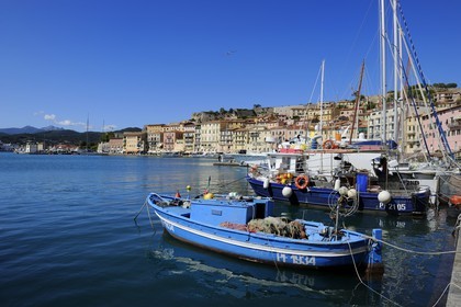 Italie, Toscane, l’Ile d’Elbe, Portoferraio, le port