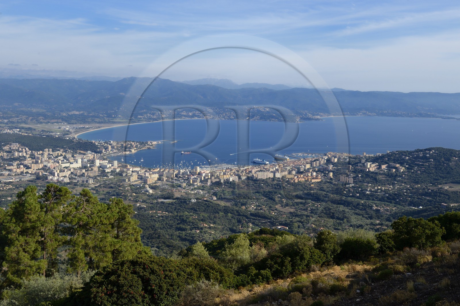 France, Corse du Sud, Ajaccio and the Golfe of Ajaccio