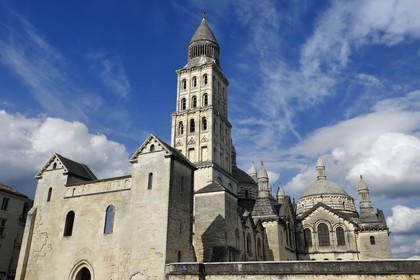 France, Dordogne, White Perigord, Perigueux, Saint Front Cathedral, stop on Route of Santiago de Compostela listed as World Heritage by UNESCO