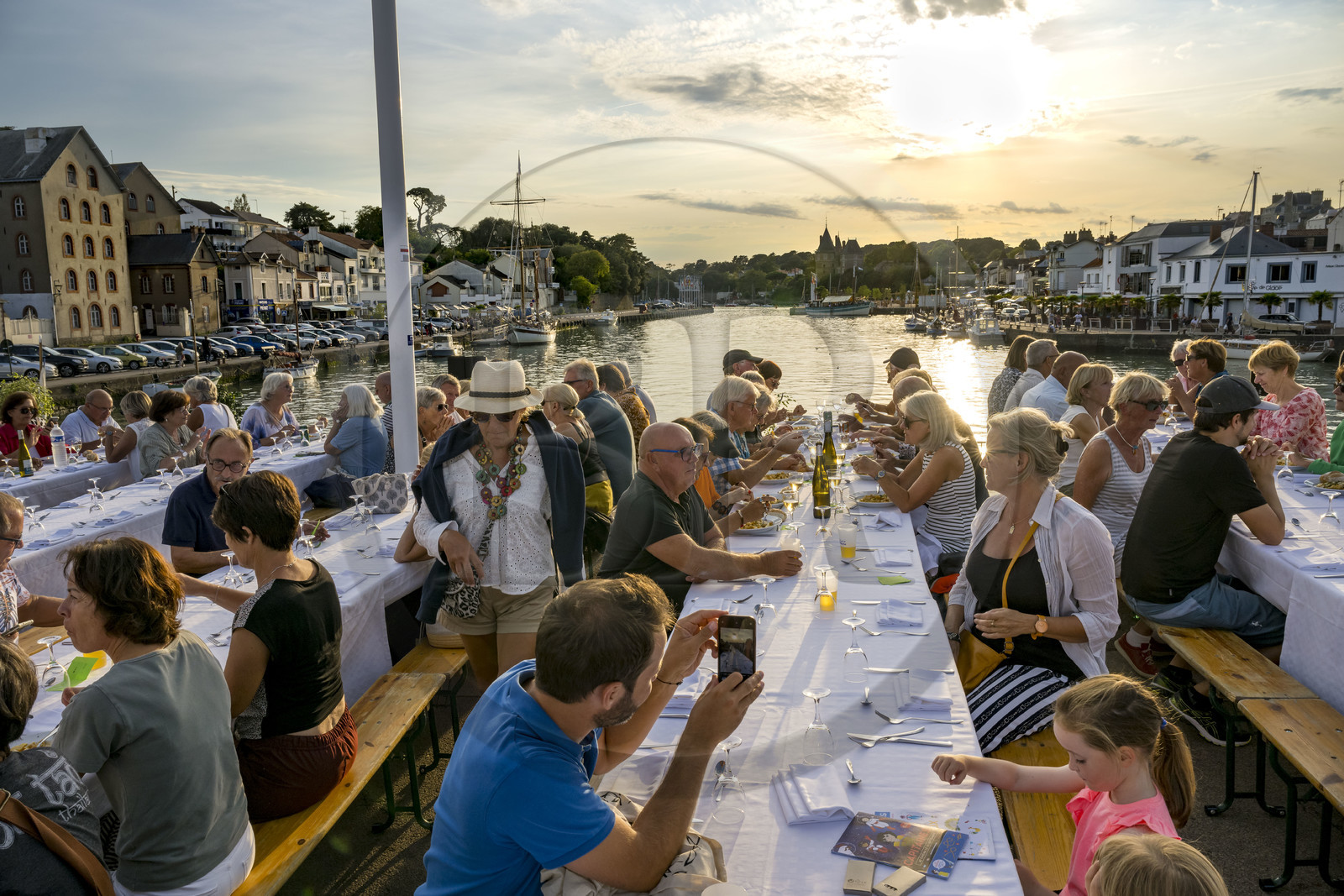 France, Loire-Atlantique (44), Pornic, fête de la Margate qui se déroule le 15 septembre dans le vieux port