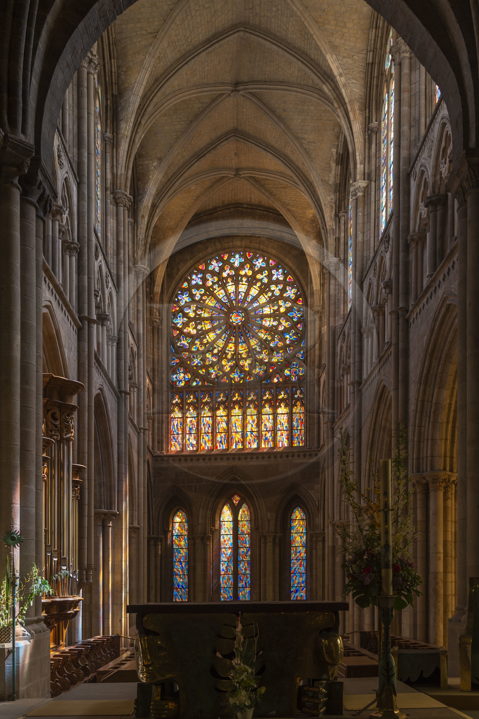 France, Ille-et-Vilaine (35), Côte d'Emeraude, Saint-Malo, la cathédrale Saint-Vincent