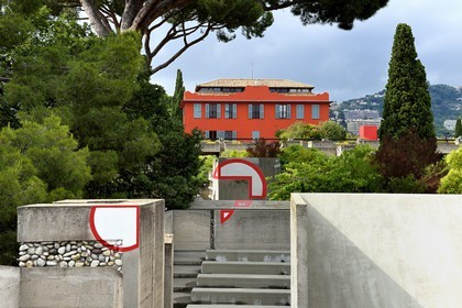 France, Alpes-Maritimes (06), Nice, colline de Saint-Barthélémy, Villa Arson, Centre National d'Art Contemporain, inauguré en 1972, architecte Michel Marot