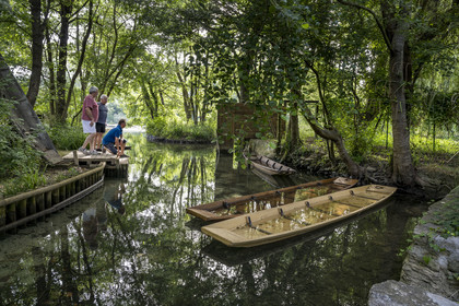 France, Vaucluse, L'Isle sur la Sorgue, the cabanon des Fontanelles on an islet of the Sorgue river, summer meeting place of the brotherhood of fishermen on flat-bottomed boats called Nègo Chin, the Pescaïres de la Sorgue