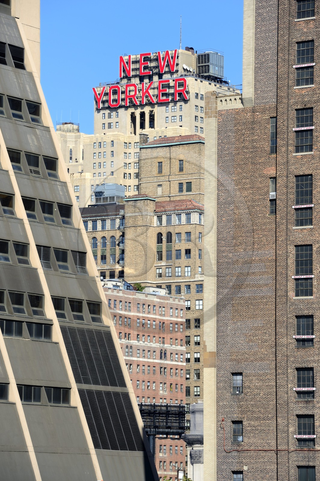 Etats-Unis, New York, Manhattan, New Yorker hotel au carrefour de la 8th Avenue et 34th Street