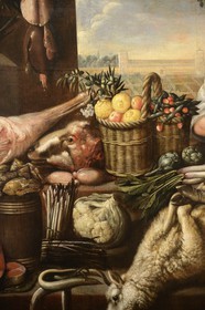 Espagne, Andalousie, Séville, Musée des beaux-arts, Nature morte (autour de 1666) de Pedro de Camprobin