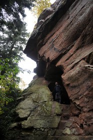 France, Bas-Rhin (67), château du Vieux-Windstein