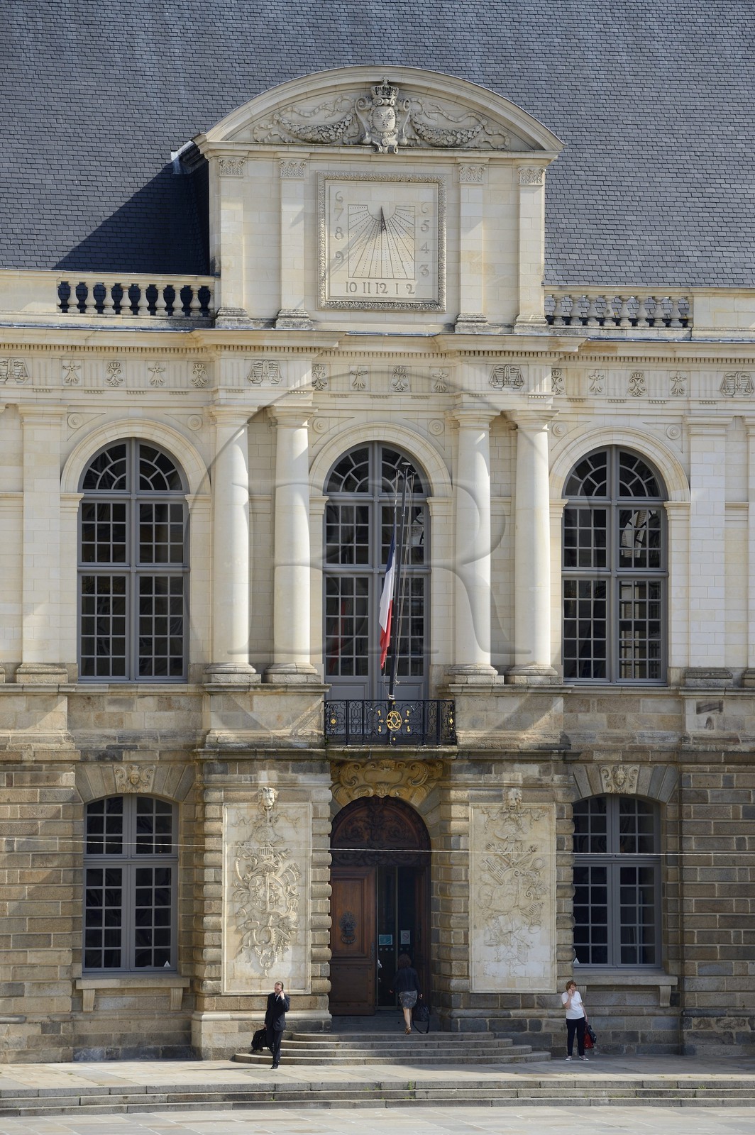 France, Ille-et-Vilaine (35), Rennes, le Palais du parlement de Bretagne aujourd'hui cour d'appel de Rennes