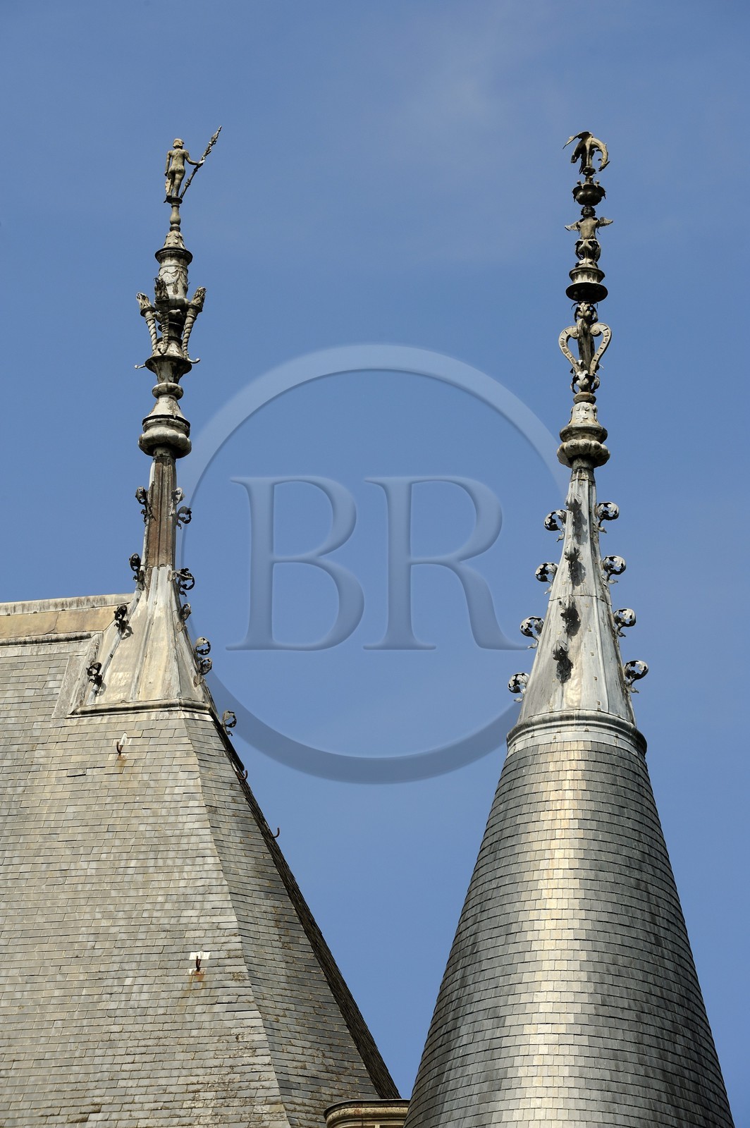 France, Indre-et-Loire (37), Vallée de la Loire classée Patrimoine Mondial de l' UNESCO, château d' Azay-le-Rideau