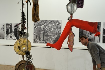 Switzerland, Basel, Tinguely Museum, Valley of the Poors (1961)