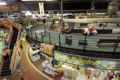 Brésil, Etat du Minas Gerais, Belo Horizonte, marché couvert