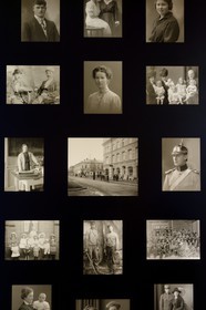 Sweden, Vasterbotten County, Umea, the Vasterbotten museum (folk museum) in Gammlia, images of the city and its inhabitants around 1915