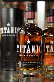 United Kingdom, Northern Ireland, Belfast, the Titanic Whiskey launched in 2011