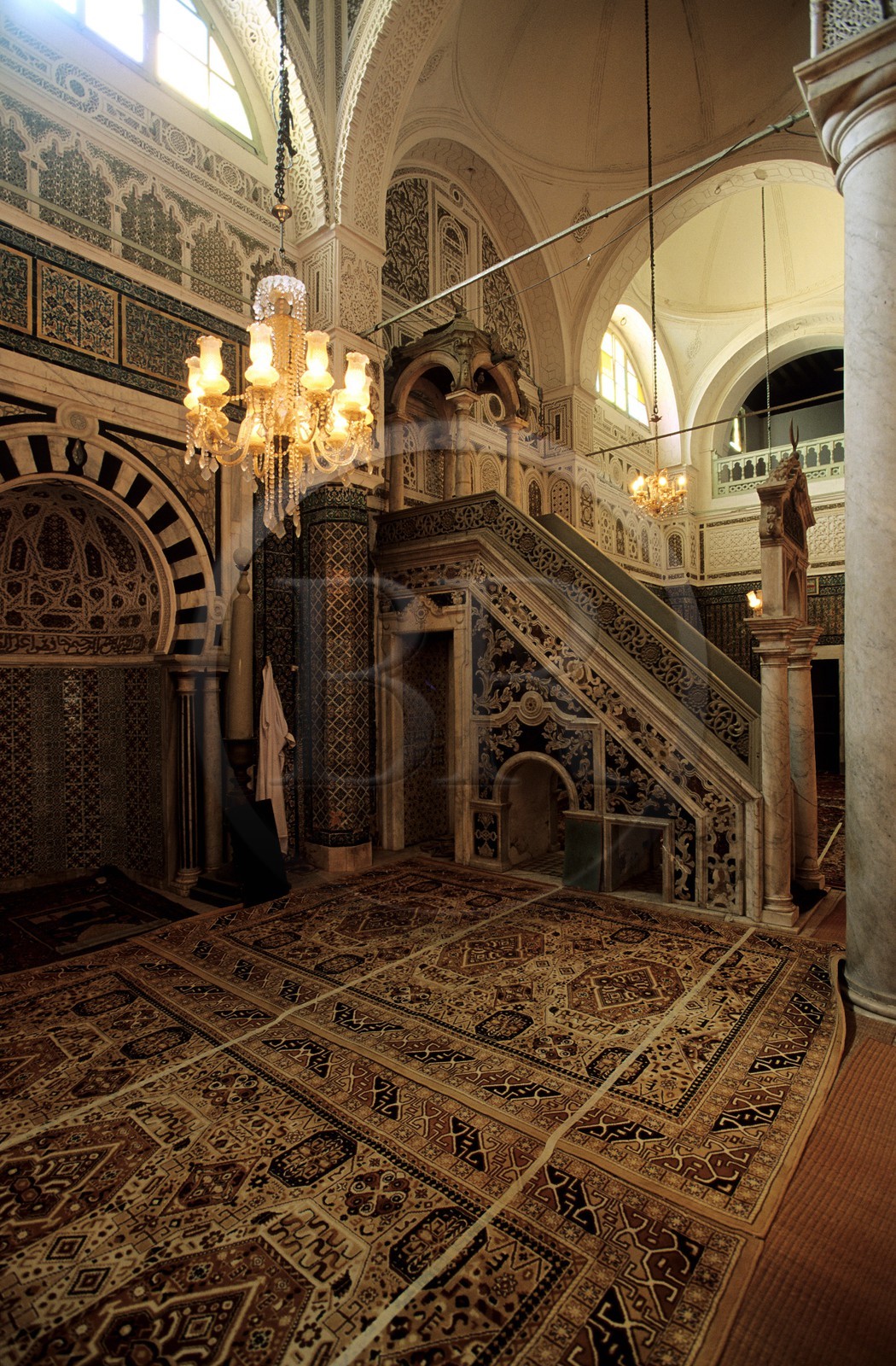 Libye, Tripoli, Mosquée Ahmed Pacha Qaramanli, la plus grande de la ville