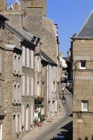 France, Manche, Cotentin, Granville, the Haute Ville (Upper town), Notre-Dame street