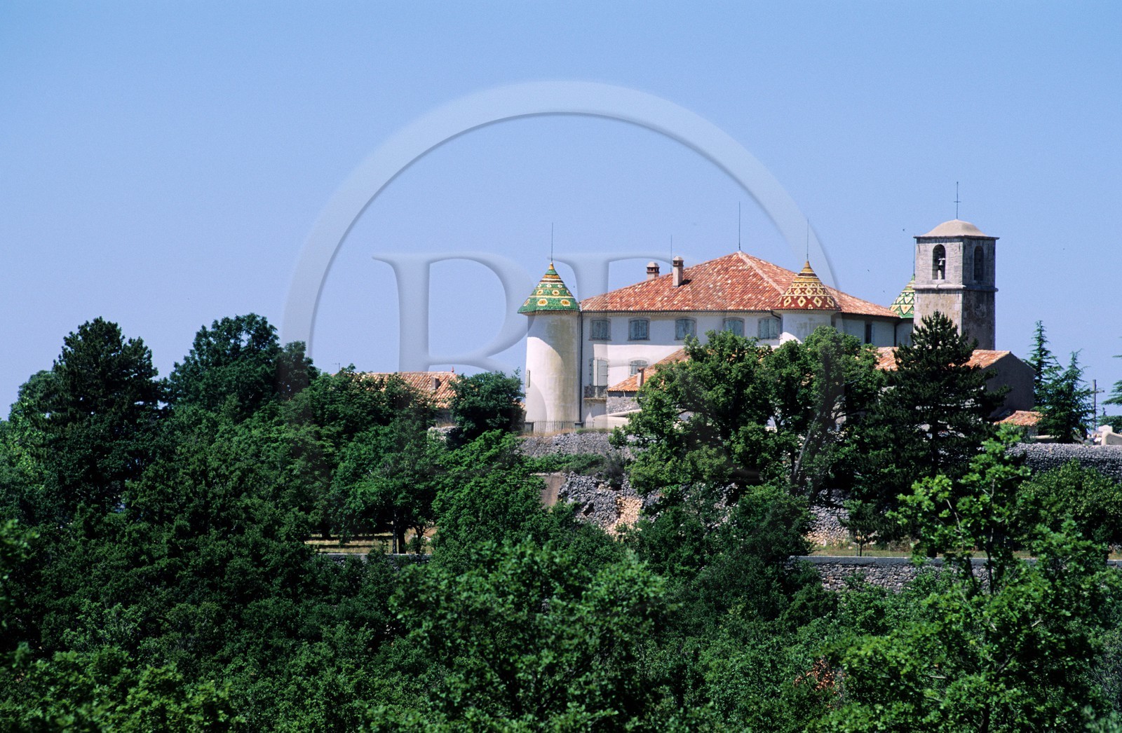 France, Var, Verdon Regional Natural Park, Lake Sainte Croix, Aiguines castle