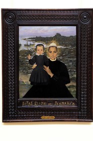 France, Finistère (29), Quimper, Musée des Beaux Arts, bretonne portant sa coiffe