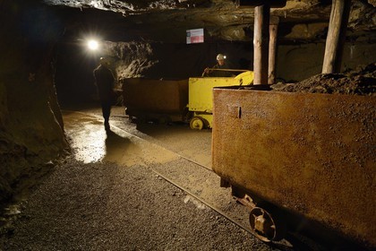 France, Moselle (57), Vallée de la Fensch, Neufchef, Antoine Bach a passé 36 années sous terre en temps que porion (maître mineur) dans les galeries de l'ancienne mine de fer de Hayange