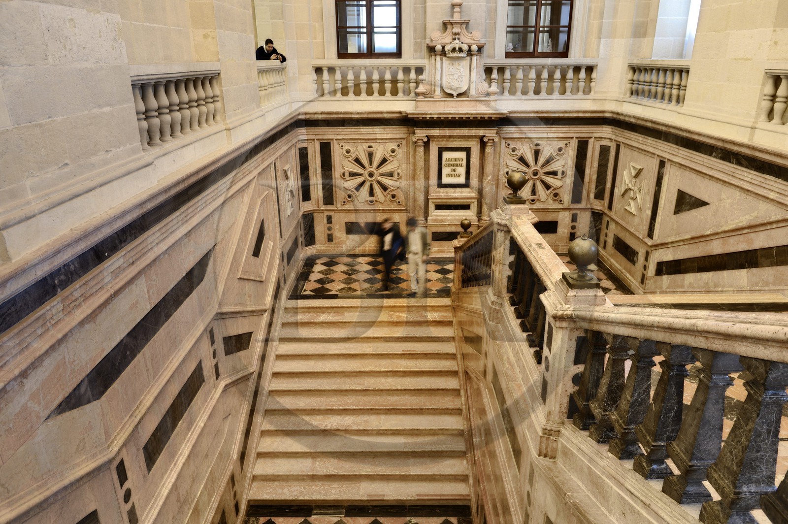 Espagne, Andalousie, Séville, Archives générales des Indes (Archivo General de Indias), classé Patrimoine Mondial de l'UNESCO