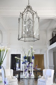 France, Alpes Maritimes, Saint Jean Cap Ferrat, Grand-Hotel du Cap Ferrat lobby, a 5 star palace from Four Seasons Hotel