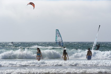 Portugal, région de Lisbonne, Cascais, plage de Guincho sur la côte d'Estoril