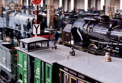 France, Haut Rhin, French museum of the railway