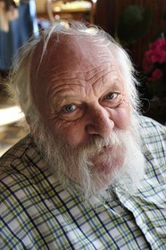 France, Seine-Maritime, Pays de Caux, Allouville Bellefosse, Roger Devaux, historical correspondent of the courrier Cauchois who played in the film The Oak of Allouville
