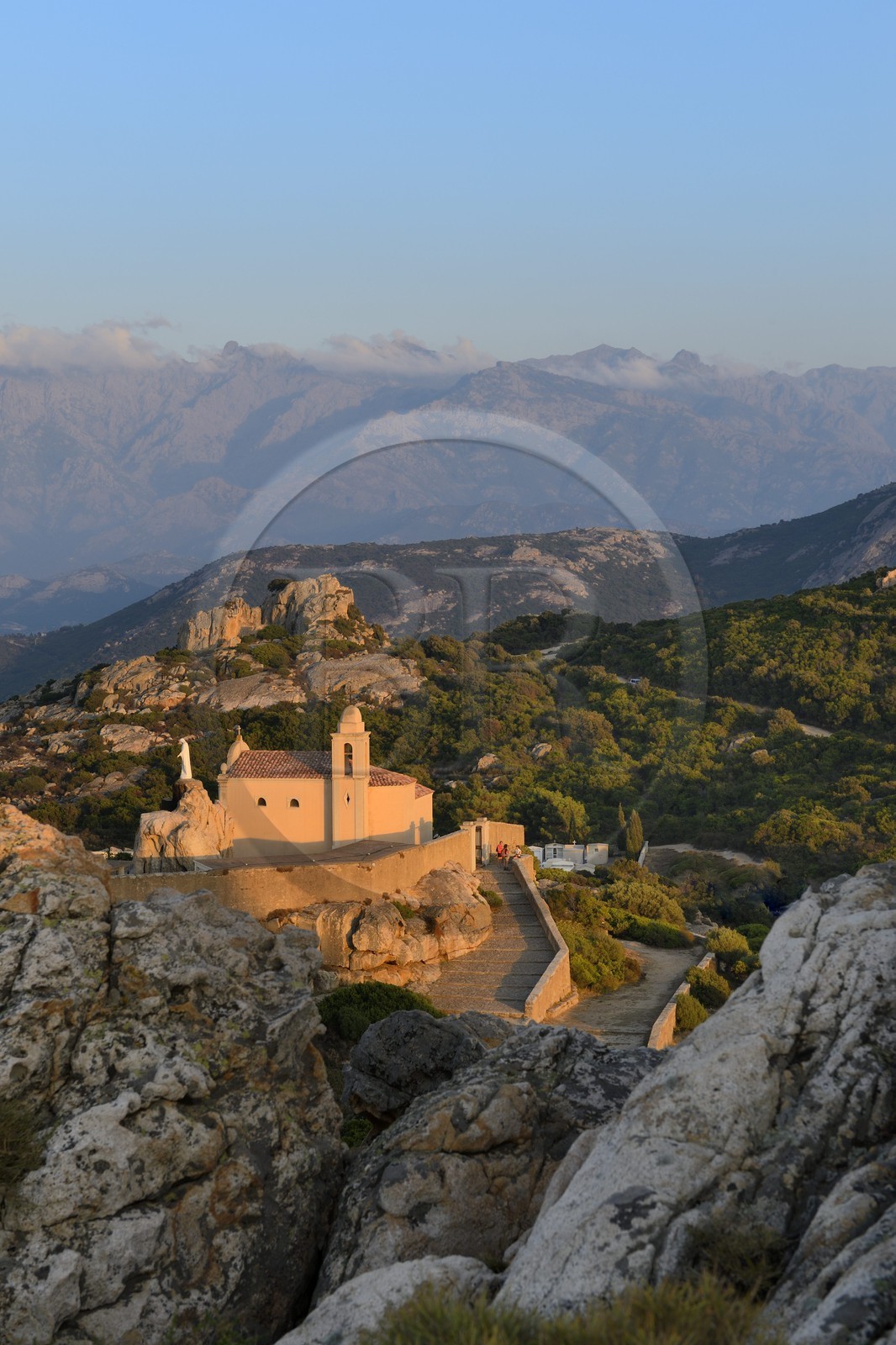 France, Haute-Corse (2B), Calvi, chapelle Notre-Dame de la Serra (1479)