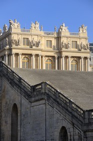 France, Yvelines, Chateau de Versailles, listed as World Heritage by UNESCO, the big staircase of the Orangery leading to the Midi Wing